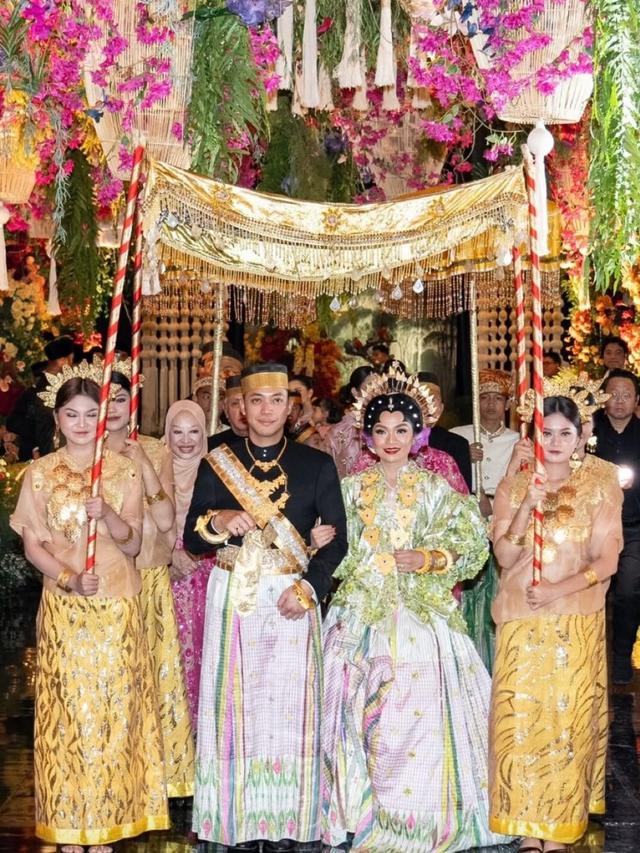 8 Potret Pernikahan Rasyid Rajasa dan Tamara, Dihadiri Prabowo, Jokowi ...