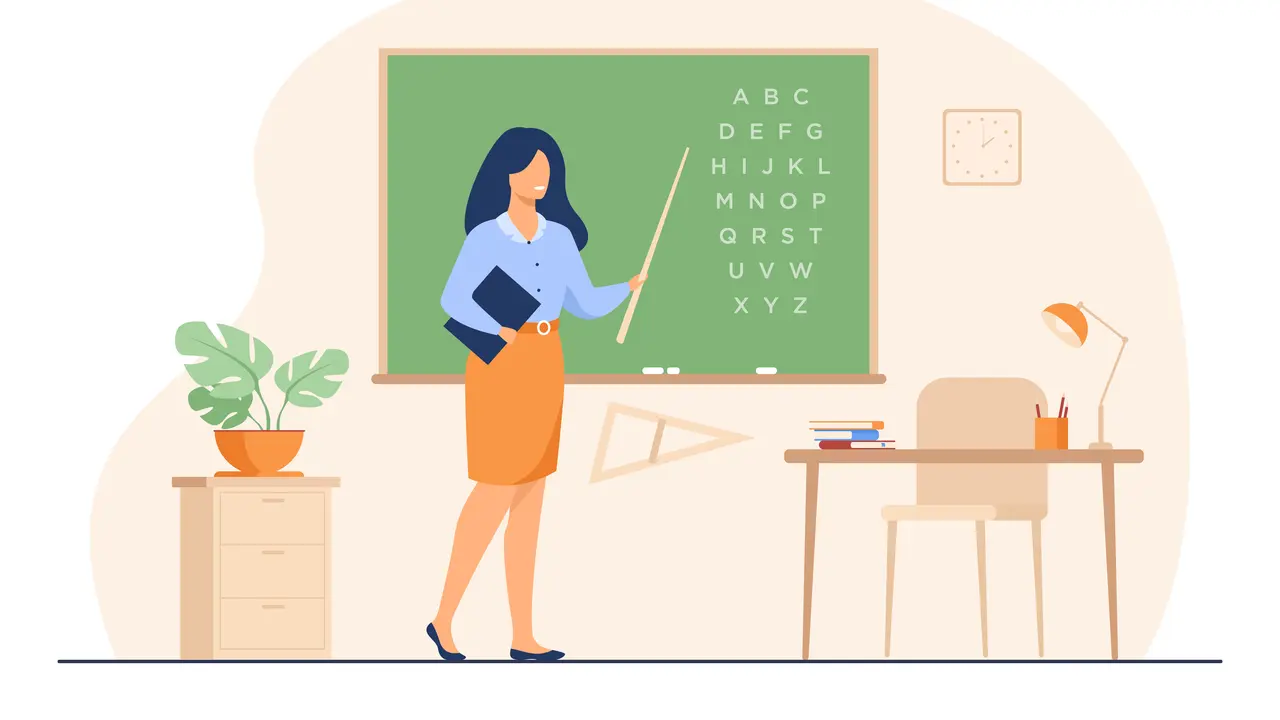Ilustrasi guru