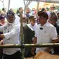 Menteri Pertanian Syahrul Yasin Limpo mengunjungi Desa Sumberklampok, Kecamatan Gerokgak, Kabupaten Buleleng, Bali, Selasa, 21 Juni 2022.