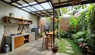 9 Inspirasi Dapur Belakang Rumah yang Menyatu dengan Alam, Nyaman untuk Memasak