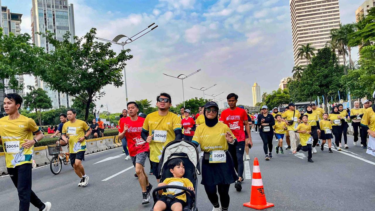 FOTO: Run To Hero Meriahkan CFD Jakarta, Ajak Ayah Lebih Terlibat dalam Pengasuhan