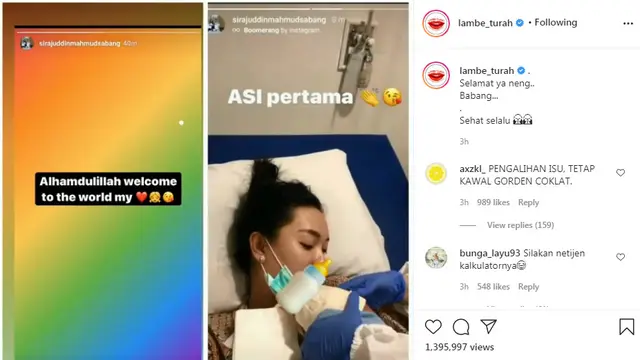 Zaskia Gotik mlahirkan anak pertama