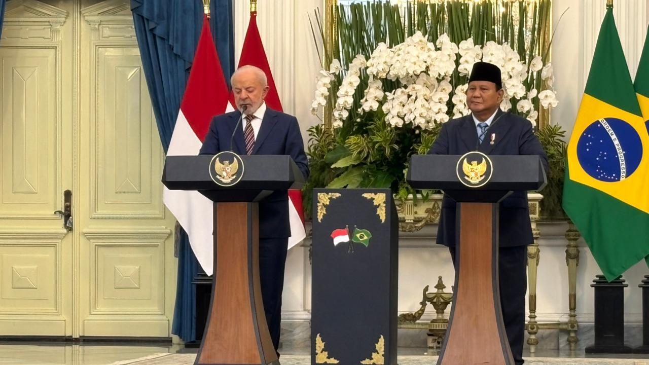 Presiden Prabowo Subianto dan Presiden Brasil Luiz Inácio Lula da SilvaPresiden Prabowo Subianto dan Presiden Brasil Luiz Inácio Lula da Silva