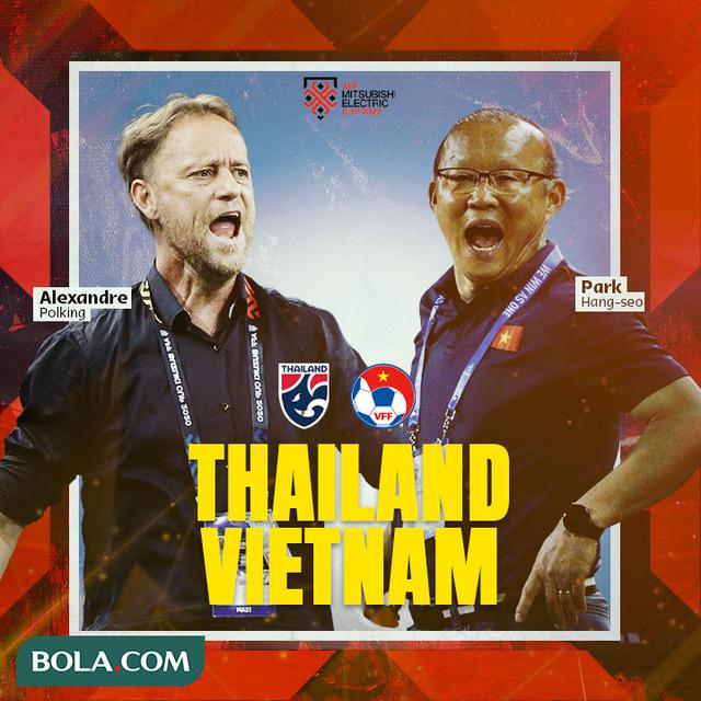 Piala AFF 2022 - Head to Head Pelatih - Thailand Vs Vietnam