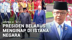 Presiden Belarus Jadi Kepala Negara Pertama yang Menginap di Istana Negara