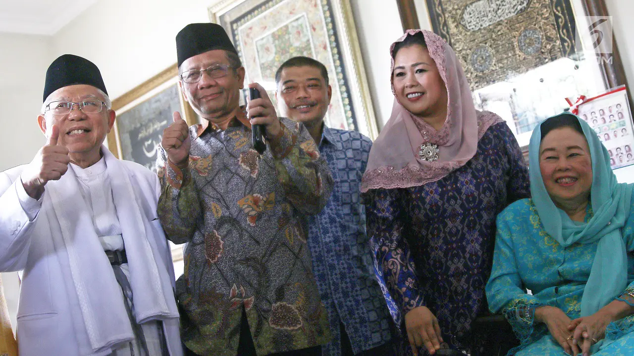 Ma'ruf Amin Bertemu Istri Gus Dur