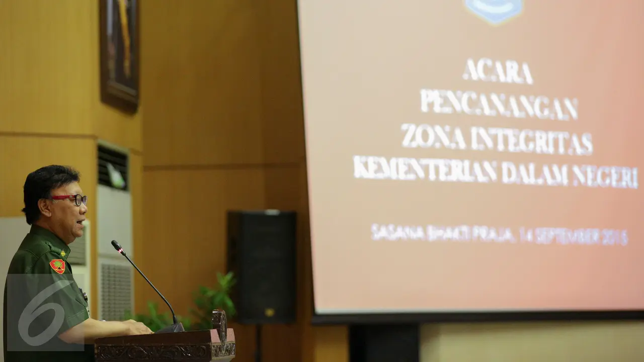 20150914- Pencanangan Piagam Zona Integritas-Jakarta- Tjahjo Kumulo