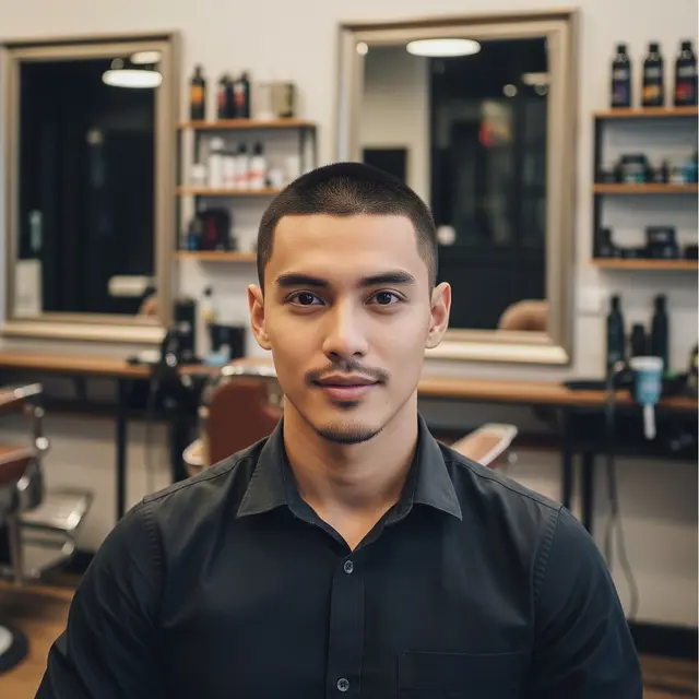 Model Rambut Pria Buzz Cut Panjang