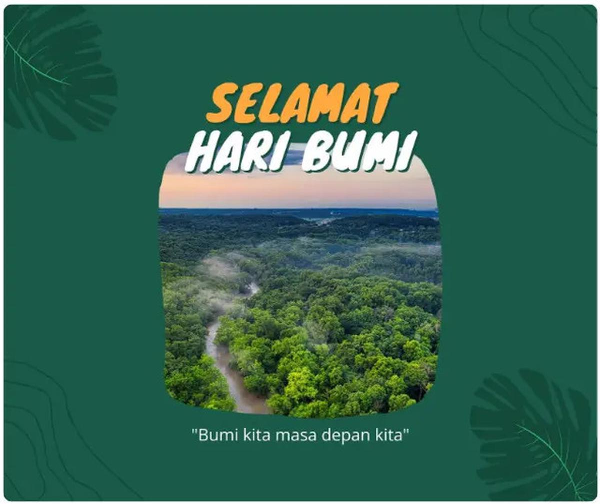 10 Link Twibbon Hari Bumi Gratis yang Simpel dan Elegan, Desainnya Tidak Pasaran
