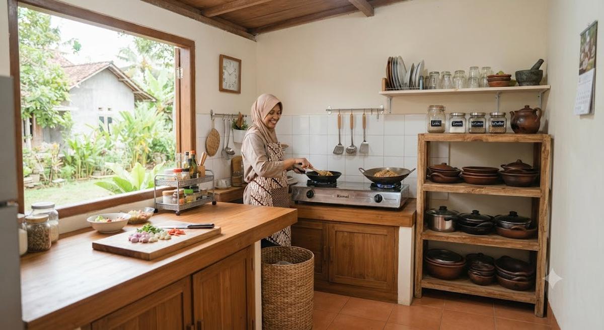 Sisakan Meja untuk Aktivitas Memasak