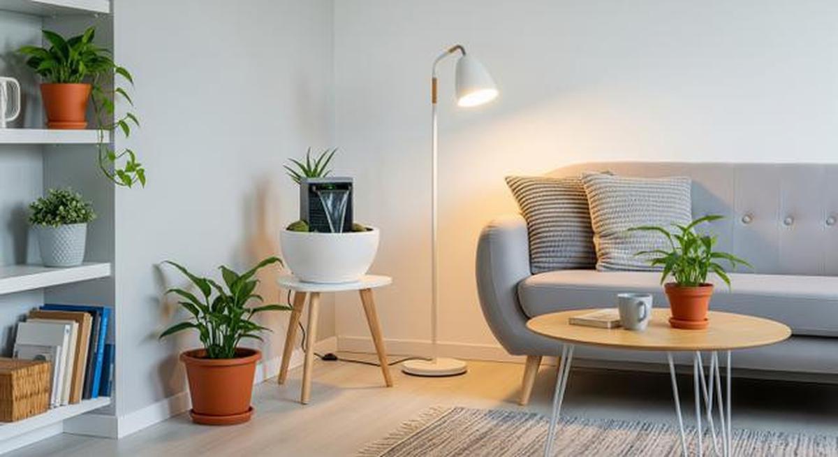 8 Ide Ruang Tamu Kecil dengan Air Terjun Mini Indoor yang Menenangkan, Bikin Suasana Rumah Lebih Adem dan Elegan
