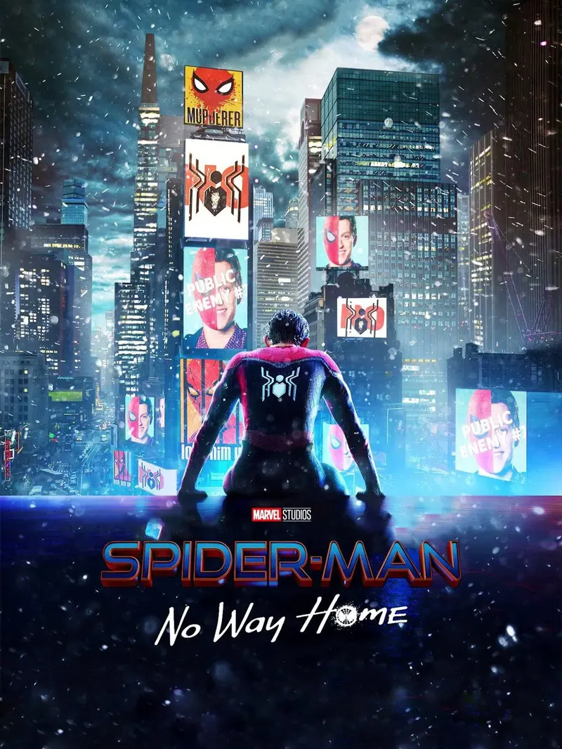 Poster film Spider-Man: No Way Home. (Foto: Dok. Columbia Pictures/ IMDb)