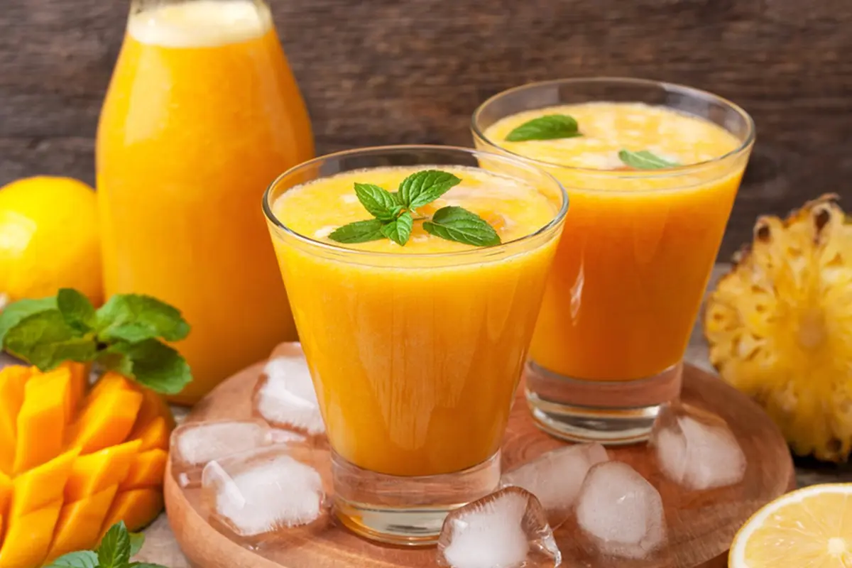 cara membuat jus mangga
