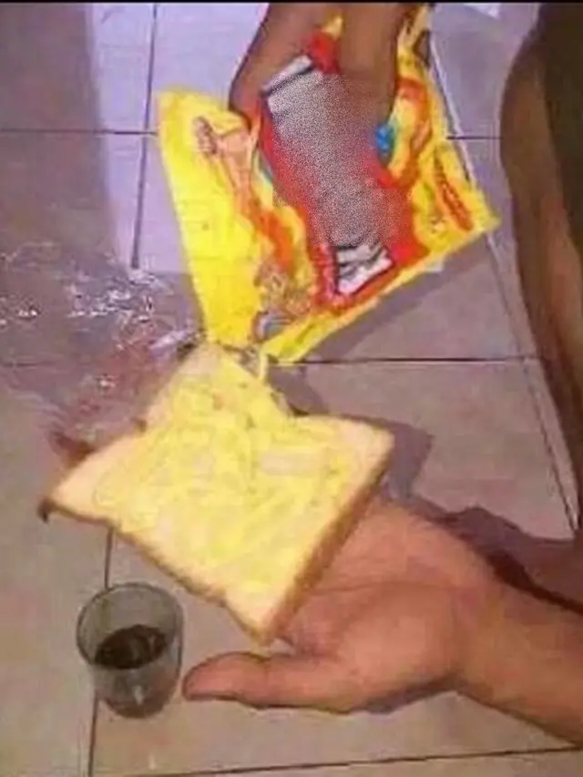 6 Potret Selai Roti Low Budget Ini Bikin Ngakak