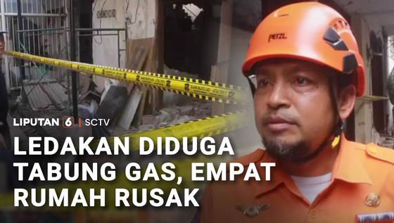 Ledakan Tabung Gas di Surabaya, 4 Rumah Rusak Berat dan 2 Lansia Terluka