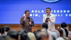 Momen Seskab Teddy-Pramono Anung Nostalgia Pertemuan 10 Tahun Lalu