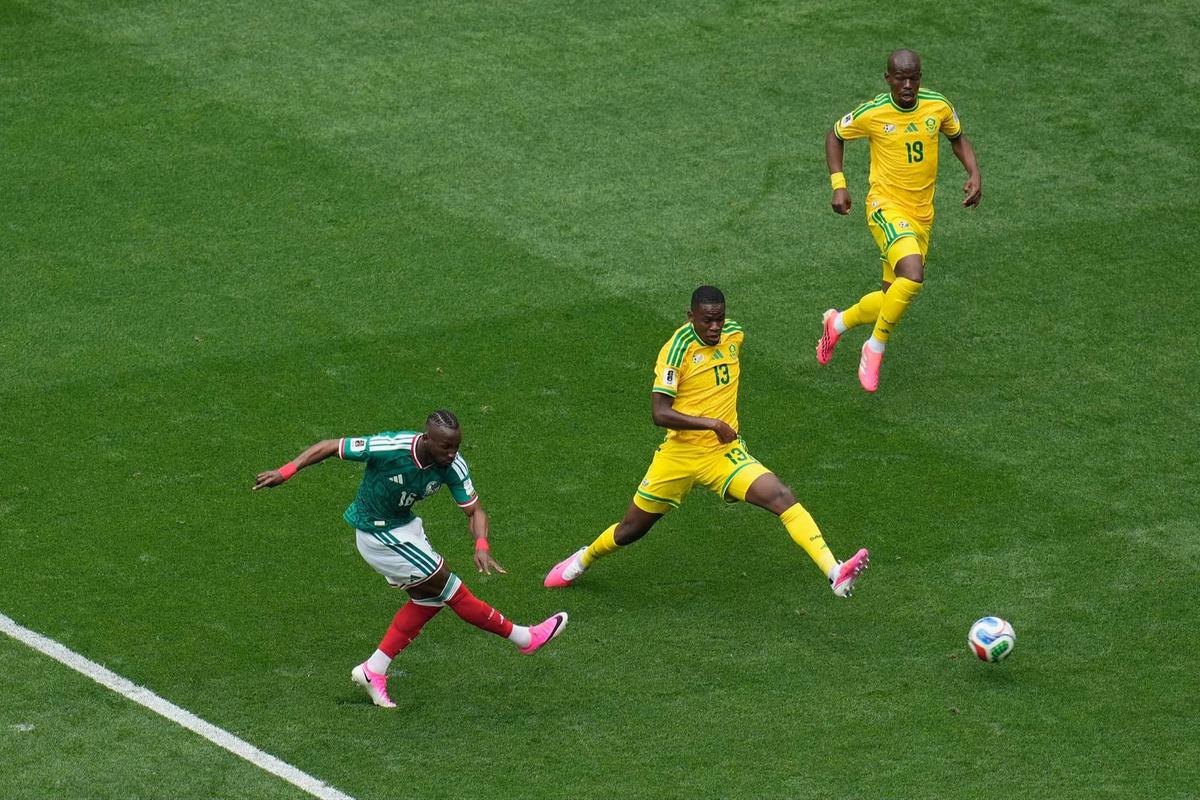FOTO: Julian Quinones Ukir Sejarah Gol Pertama Piala Dunia 2026
