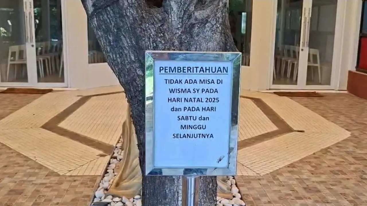Viral pembatalan pelaksanaan misa Natal di Wisma Sahabat Yesus, Pondok Cina, Depok. (Istimewa)