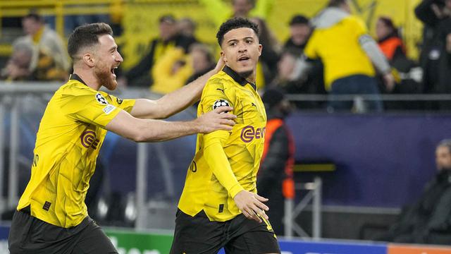 Foto: Jadon Sancho Tunjukkan Kelasnya, Borussia Dortmund  Melaju ke Babak Perempat Final Liga Champions