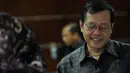 Sudjadnan Parnohadiningrat kembali menjalani sidang lanjutan di Pengadilan Tipikor, Jakarta,Rabu (14/5/2014) (Liputan6.com/Faisal R Syam)