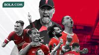 Liverpool - Ilustrasi Pemain dan Pelatih Liverpool (Bola.com/Adreanus Titus)