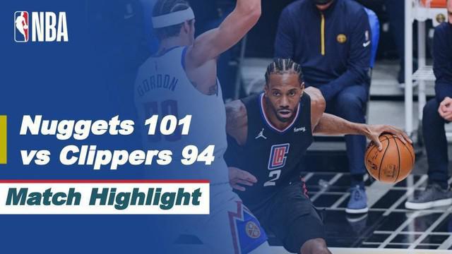 Berita Video Highlights NBA, Denver Nuggets Curi Kemenangan atas LA Clippers 101-94