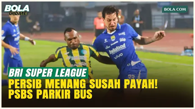Persib Menang Dramatis! Gol Telat Berguinho Bungkam PSBS, Maung Bandung Kembali ke Puncak