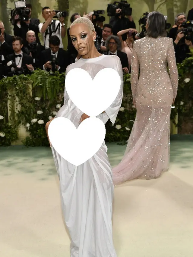 Doja Cat di MET Gala 2024 (Evan Agostini/Invision/AP)