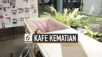 Sebuah kafe di Bangkok di Thailand menawarkan pengalaman unik buat para pengunjungnya. Kafe sengaja didekorasi bernuansa kematian seperti kamar mayat dan peti mati.