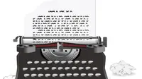 Ilustrasi menulis, membuat kalimat. (Gambar oleh OpenClipart-Vectors dari Pixabay)