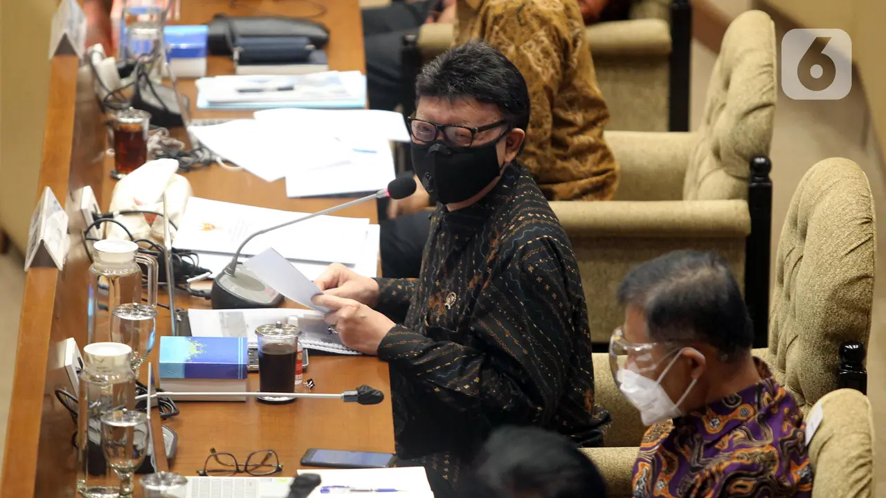 FOTO: Tjahjo Kumolo dan DPR Bahas Rekrutmen CPNS Tahun 2021