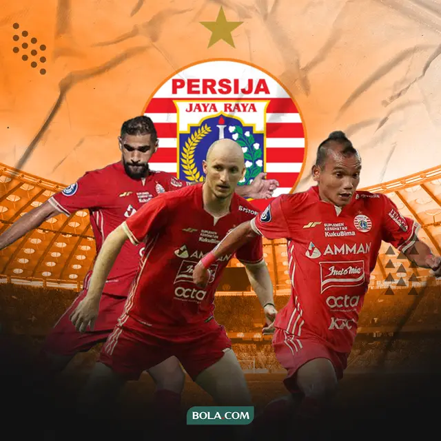 Persija Jakarta - Riko Simanjuntak, Abdulla Yusuf Helal, Michael Krmencik