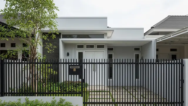 9 Desain Pagar Rumah Minimalis yang Membuat Fasad Tampak Lebih Mahal dan Berkelas