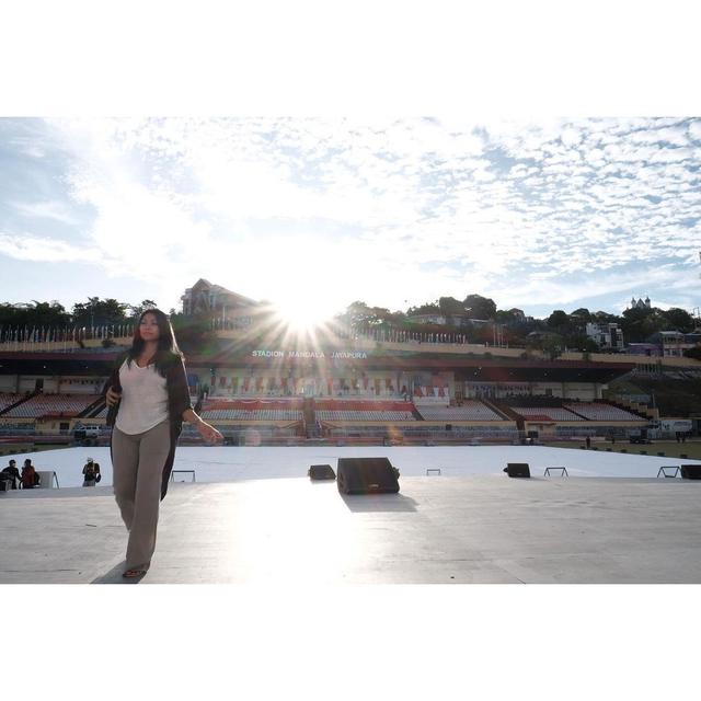 Anggun di Papua (Foto: Instagram/@anggun_cipta)