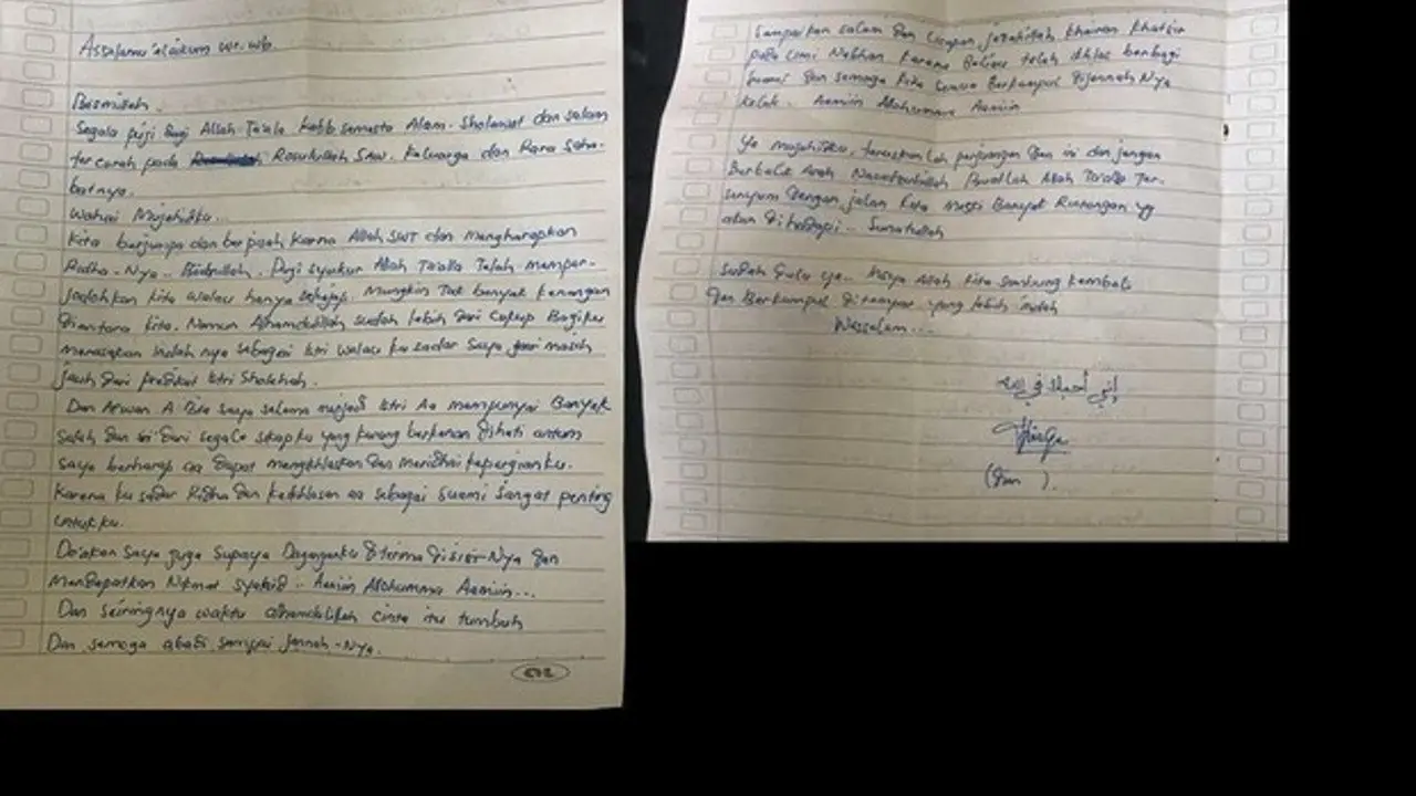 Ini Isi Surat Dian Yulia Novi, Calon Pelaku Bom Bunuh Diri