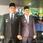 Bupati Muara Enim Ahmad Yani (kiri) dan Wakil Bupati Muara Enim Juarsyah (kanan) (Liputan6.com / Nefri Inge)