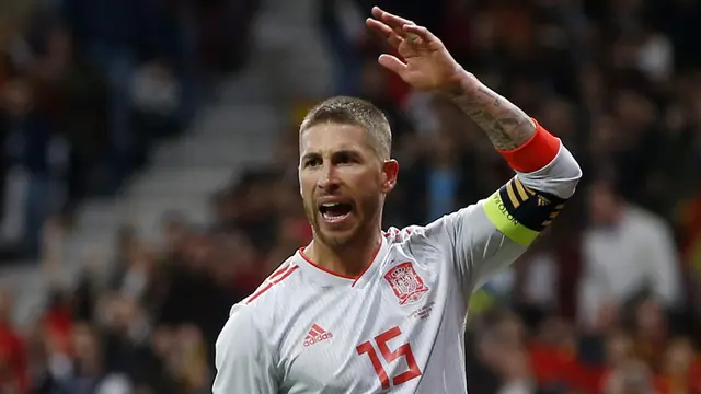 Sergio Ramos dan 150 Laga untuk Spanyol