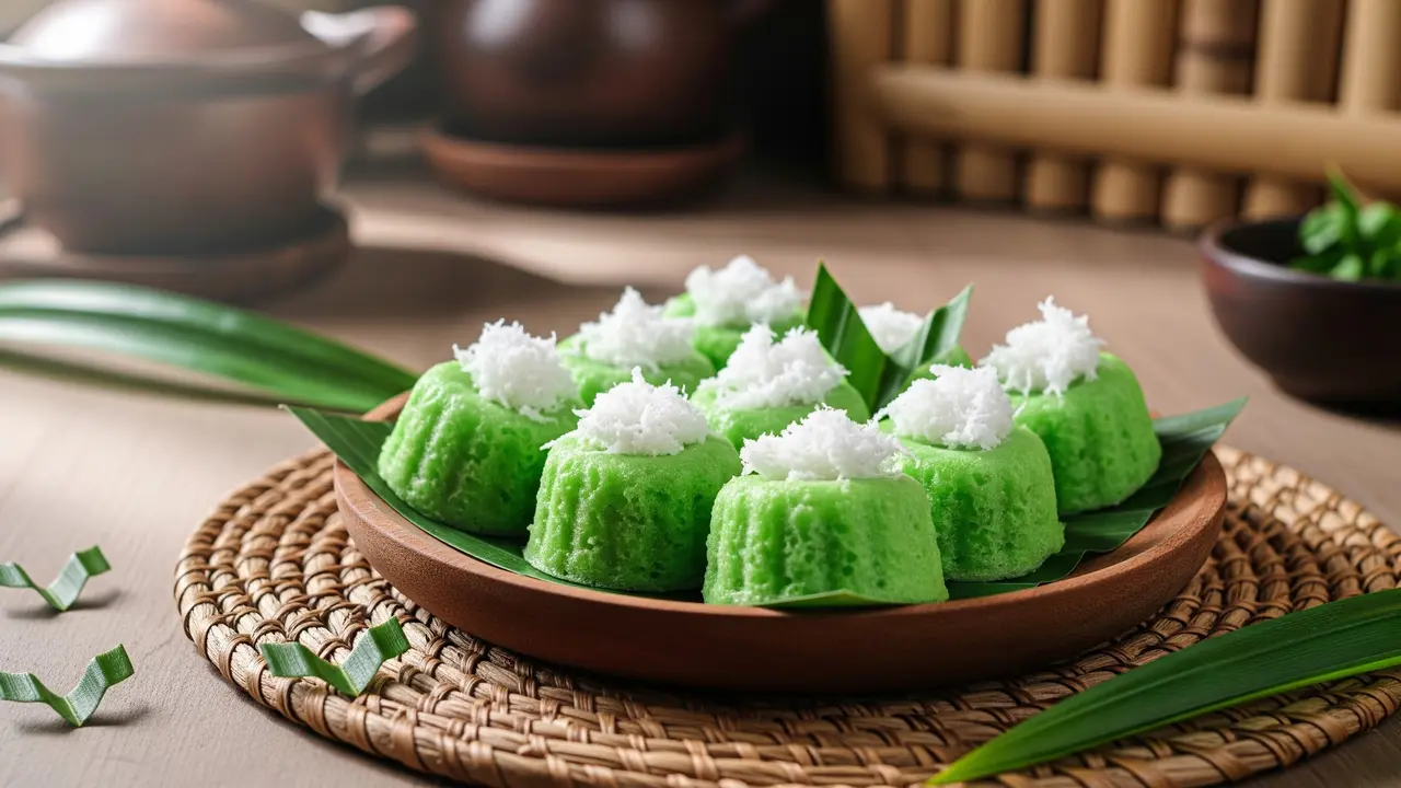 Cara Bikin Putu Ayu Takaran Gelas. [Foto: Gemini]