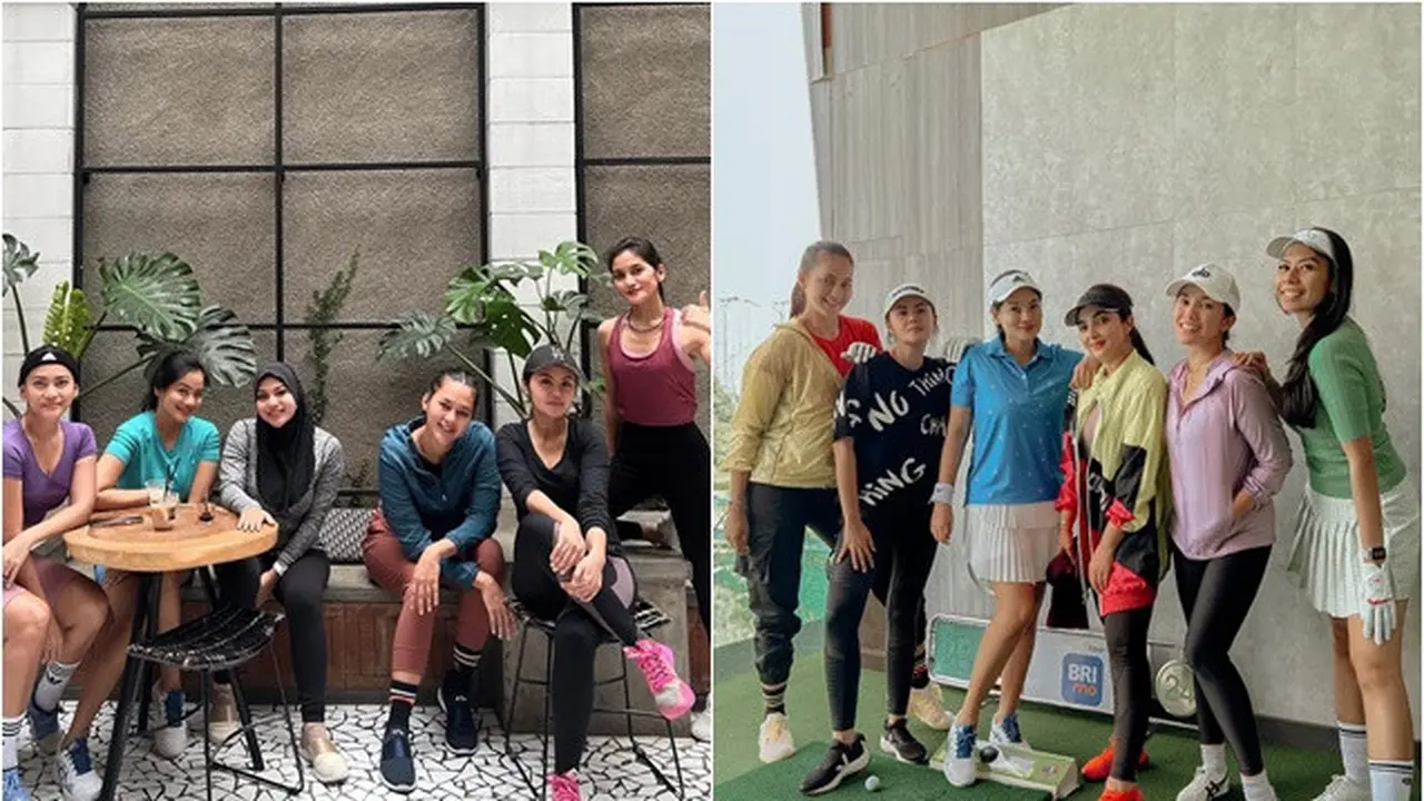Pertemanan Sehat, Ini 6 Potret Geng Artis Olahraga Bareng