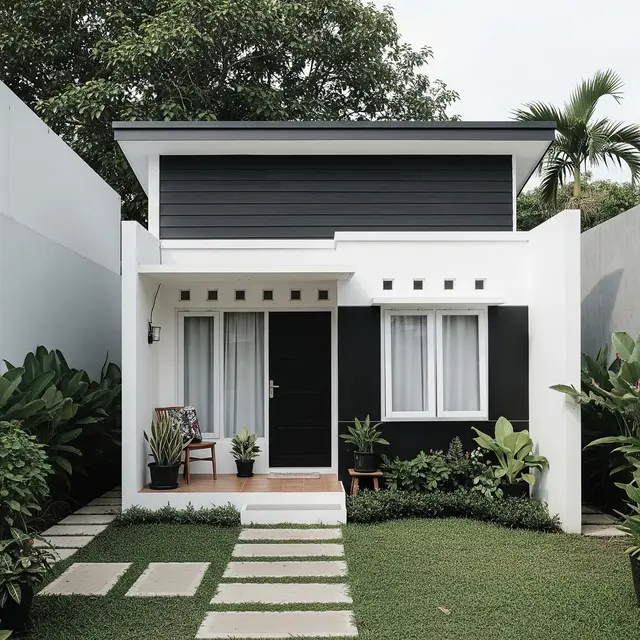 9 Desain Rumah 5x10 Kecil Sederhana dengan Gaya Japandi, Harmoni Minimalis