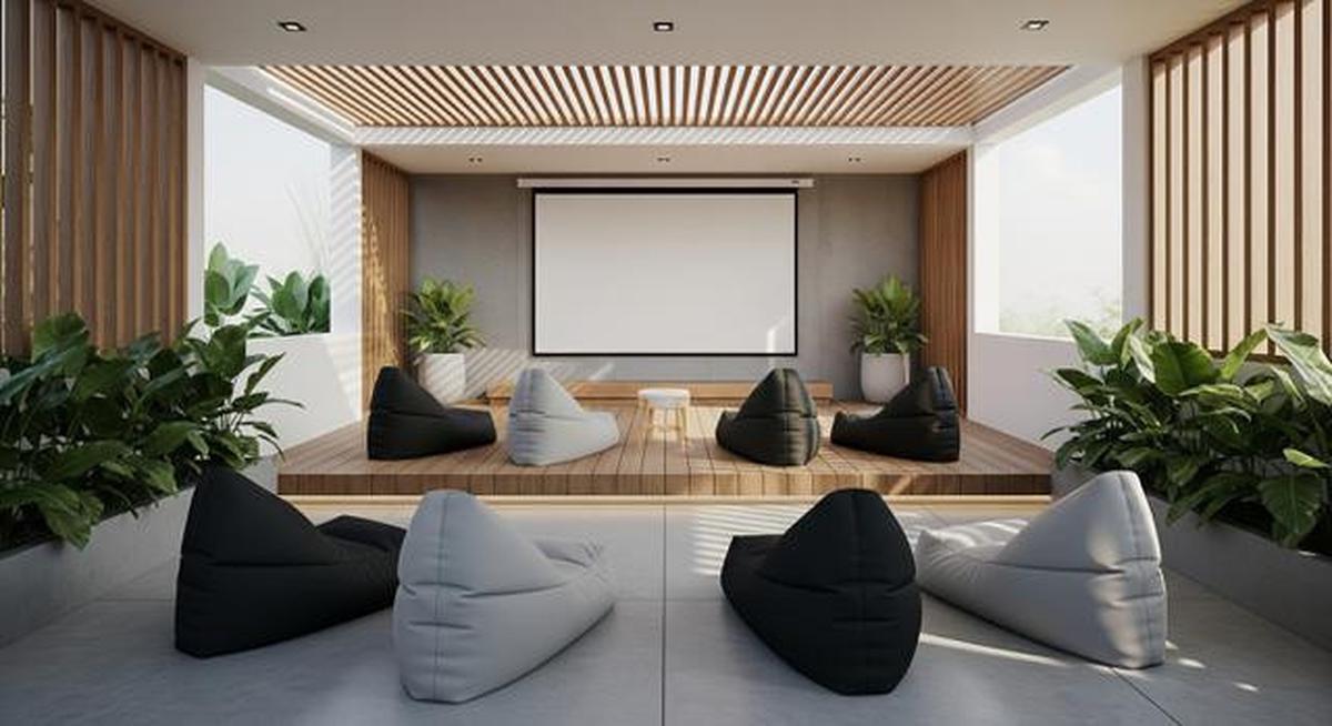 7 Desain Teras Kecil Tapi Kekinian dengan Bean Bag untuk Nobar Seru 2025