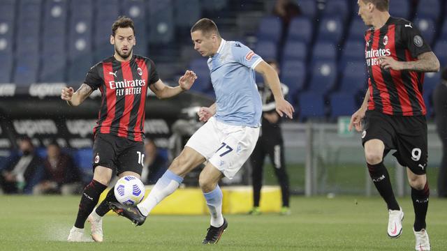 Liga Italia Lazio Vs AC Milan