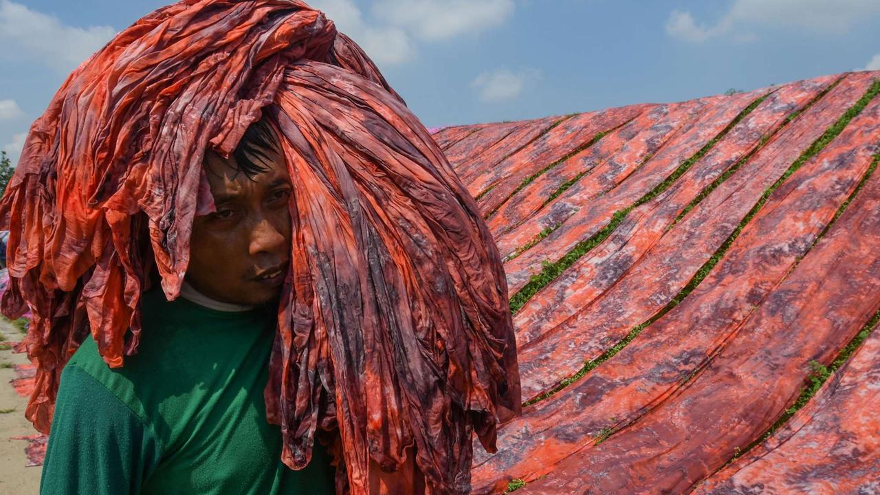 Industri kain warna-warni yang mendunia di Sukoharjo