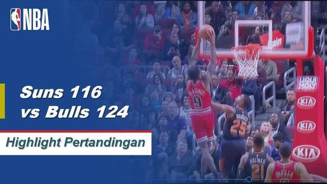 Zach LaVine membukukan 29 poin dan Jabari Parker menambah 20 poin, 13 rebound, dan 8 assist saat Chicago menarik kemenangan di Phoenix, 124 - 116.