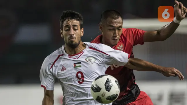 Sepak Bola : Indonesia Vs Palestina