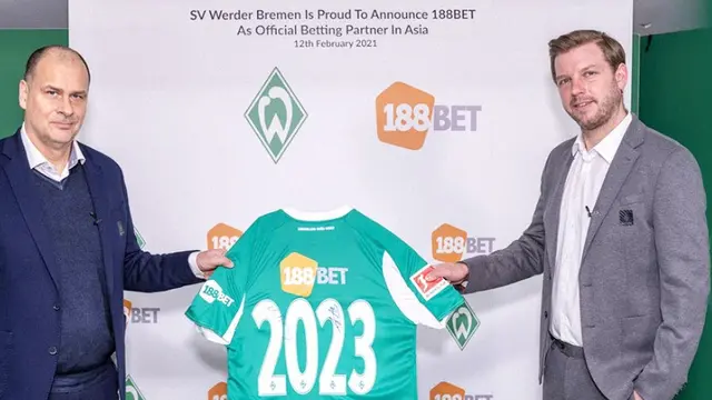 188BET Jadi Sponsor Lengan Resmi Terbaru Werder Bremen