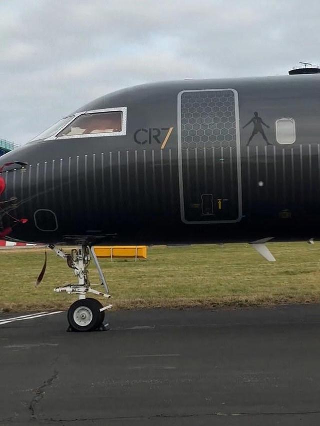 Jet Pribadi Cristiano Ronaldo yang Dibawa ke Indonesia