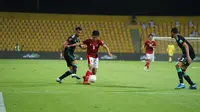 Timnas Indonesia saat dibungkam UEA dengan skor 0-5 di Stadion Zabeel, Dubai, Sabtu (12/6/2021) dini hari. (PSSI)