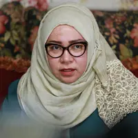 Melly Goeslaw memantapkan diri untuk menjadi bagian dalam rombongan kemanusiaan dari Indonesia untuk Palestina. (Adrian Putra/Bintang.com)