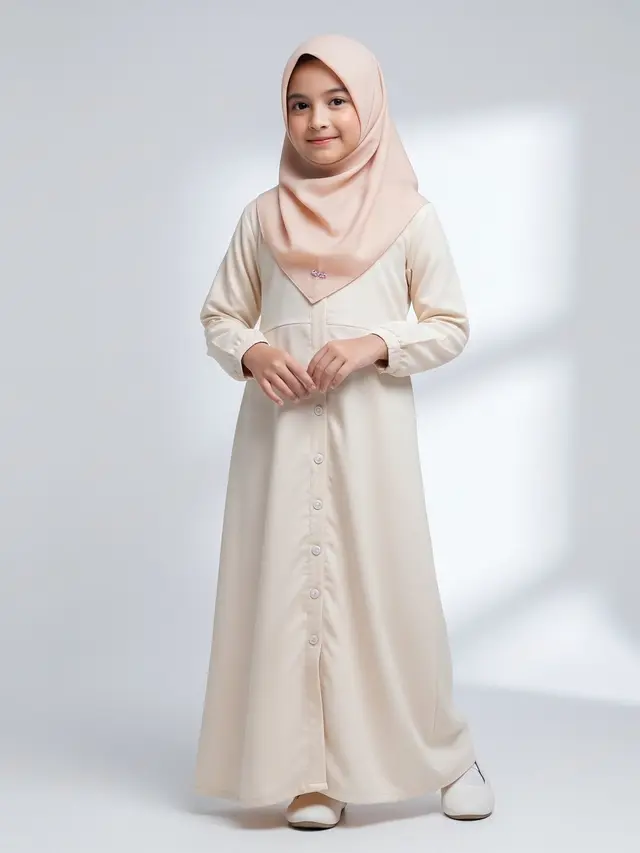 Gamis Terbaru Anak Perempuan Anti Gerah dan Cocok untuk Acara Kondangan